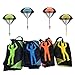 Produktbild IWILCS Fallschirm Spielzeug, 4 × Kinder Hand werfen Fallschirm Spielzeug, Kinder Fallschirm Flugspielzeug Outdoor Spiele für Kinder