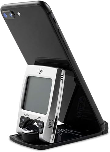 Miniatura 6 de MARATHON Reloj despertador con calendario y temperatura para viaje CL030023 - batería incluida