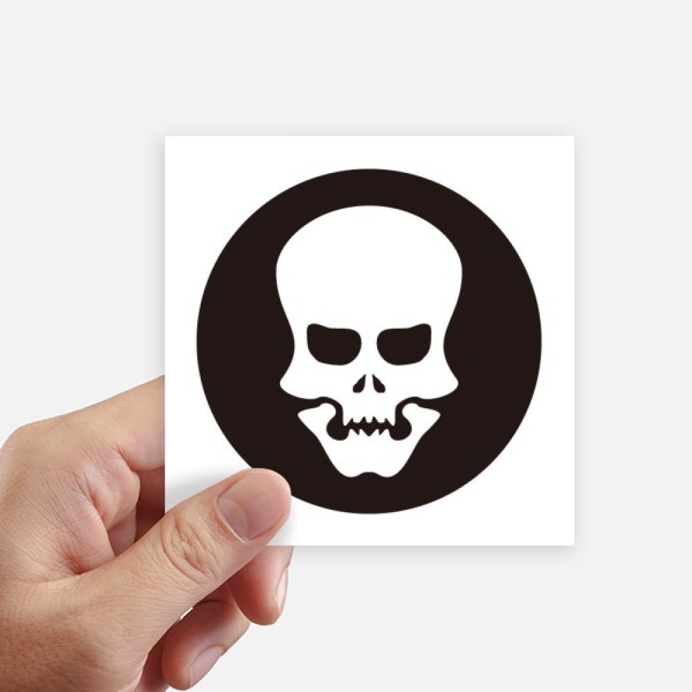 Sticker crâne évidé multicolore pour masquer les rayures de valise et décorer votre mur