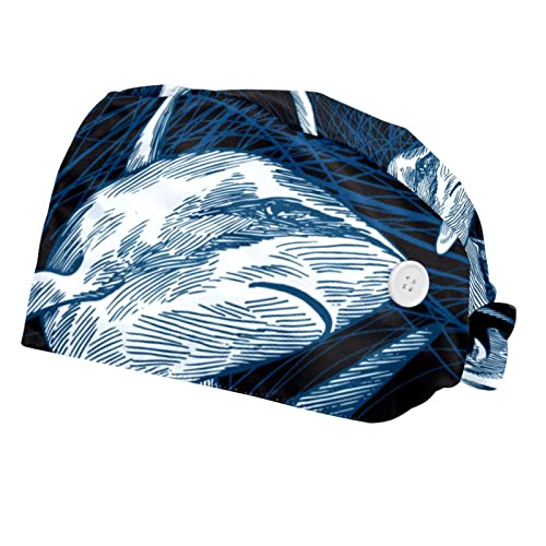 Gorras de trabajo de secado rápido con botones protectores para el cuidado del cabello
