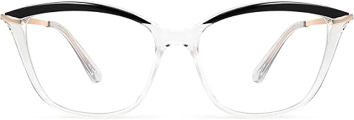 Miniatura 10 de FEISEDY - Gafas con bloqueo de luz azul para computadora, para mujer y hombre, marco Cateye TR90 B2772