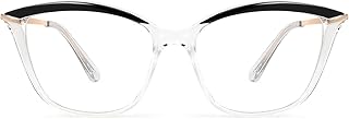 Blue Light Blocking Glasses Computer Glasses Women Men Cateye TR90 Frame B2772