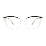 Blue Light Blocking Glasses Computer Glasses Women Men Cateye TR90 Frame B2772