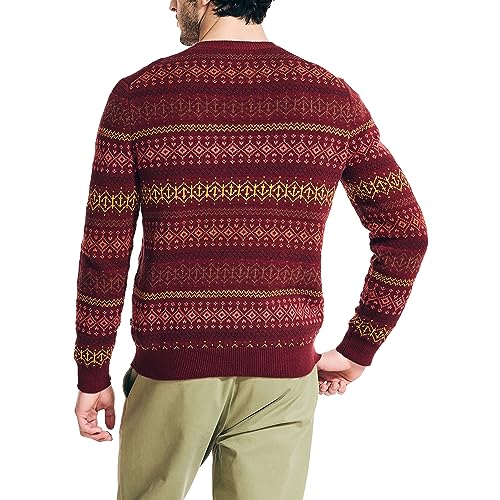 Nautica Men's Fair Isle Crewneck Sweater2