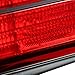 SPEC-D TUNING Red Clear Tail Lights Compatible with 1992-1998 BMW E36 3-Series 2Dr Coupe & Convertible Models, Left + Right Pair Assembly