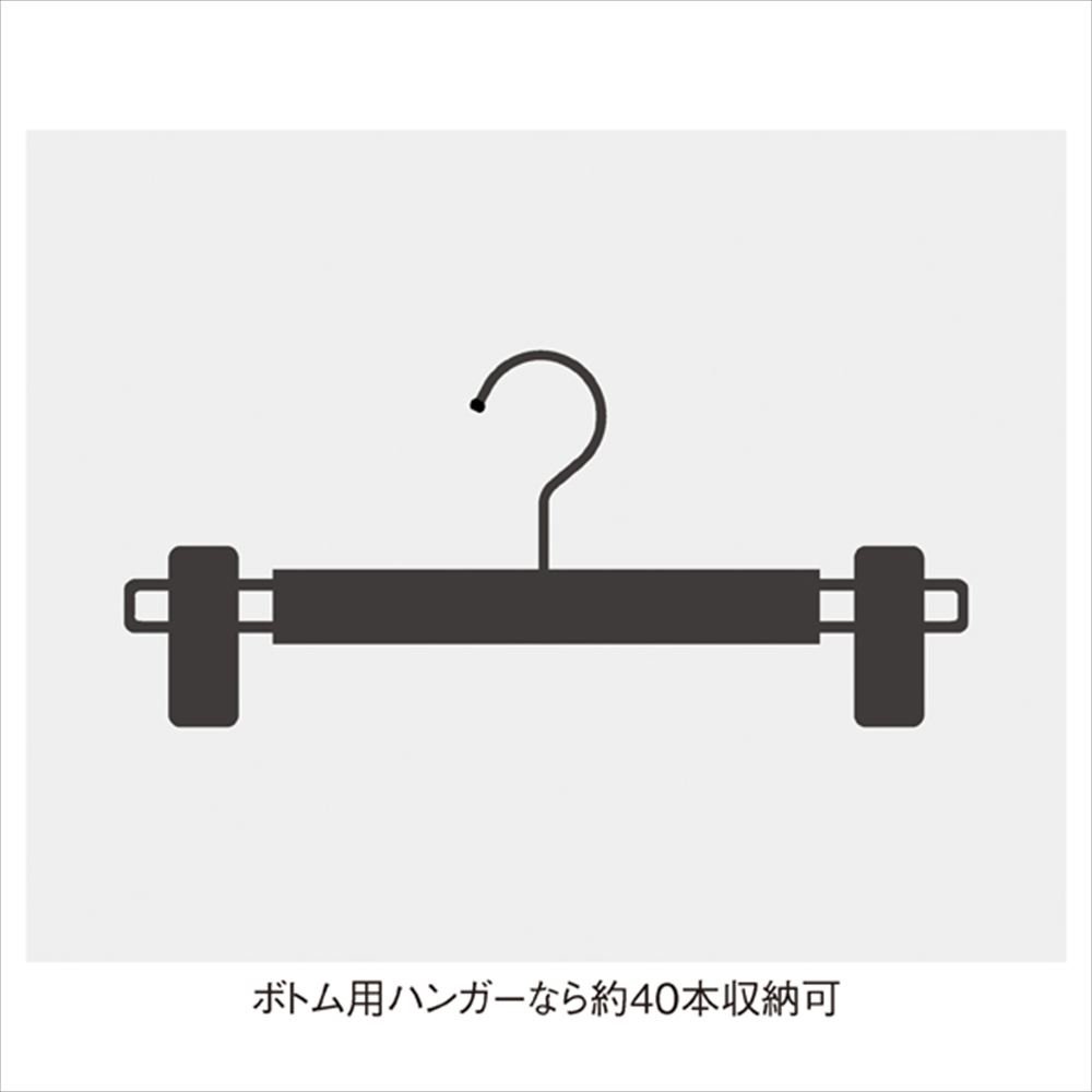 マルチ ハンガー ストッカー スチール製ハンガーラック キャスター付き