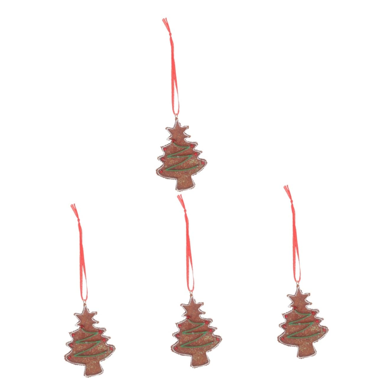 Alipis 4 Decorazioni Per Lalbero Di Natale in Stile Cartone Animato Ornamenti Pendenti Per Lalbero Di Natale Decorazioni Per La Casa