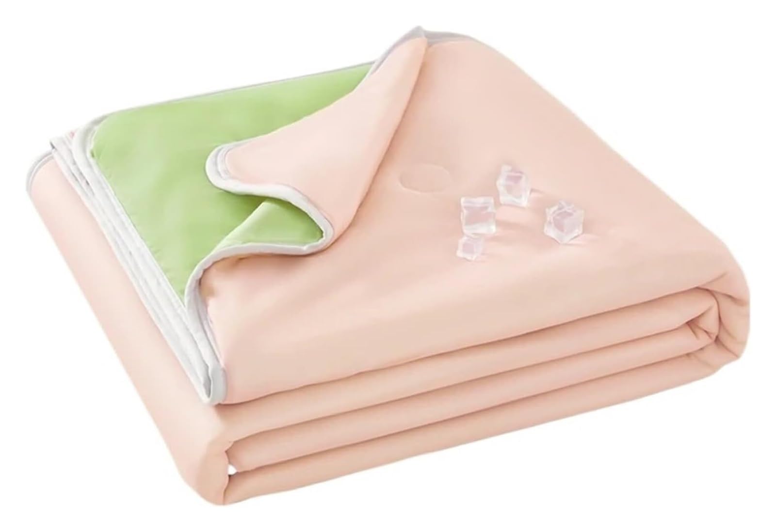 LQZAXSRDR Cooling Blanket for Summer, Microfiber Cooling Blanket Quilt Bedding Pink Multiple Sizes(150x200cm)