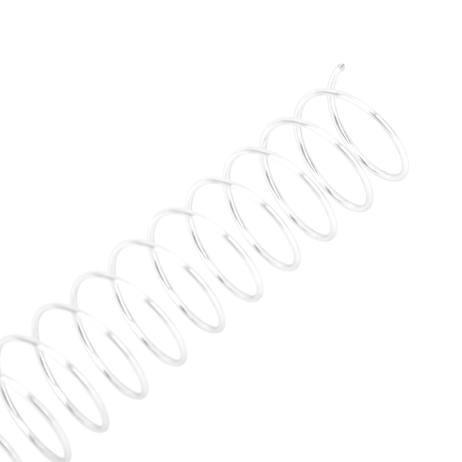 Aramox Spiral Binding Coils 14,3mm, 48 Denti Rapporto 4:1 (SILVER)