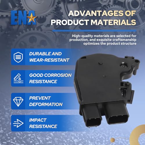 Image of ENA Front Left Driver Side Door Latch Lock Actuator Compatible with Acura RSX 2002-2006, Honda Accord CR-V Civic Element Odyssey Pilot 2001-2011 for 72155-S5P-A11 72155S5PA11 746-302