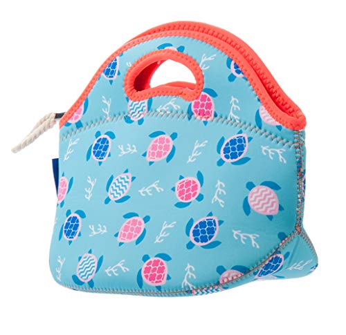 The Preppy Pelican, Lunch Bags for Women, Teens and Children, Nautical Gifts, Cute Neoprene Lunch Box (Sassy Sea Turtle) - Image 4