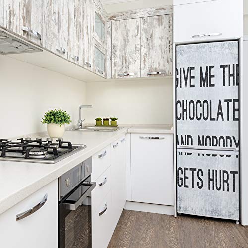 Vinilo para nevera de 70x190 cm con diseño chocolate da 4