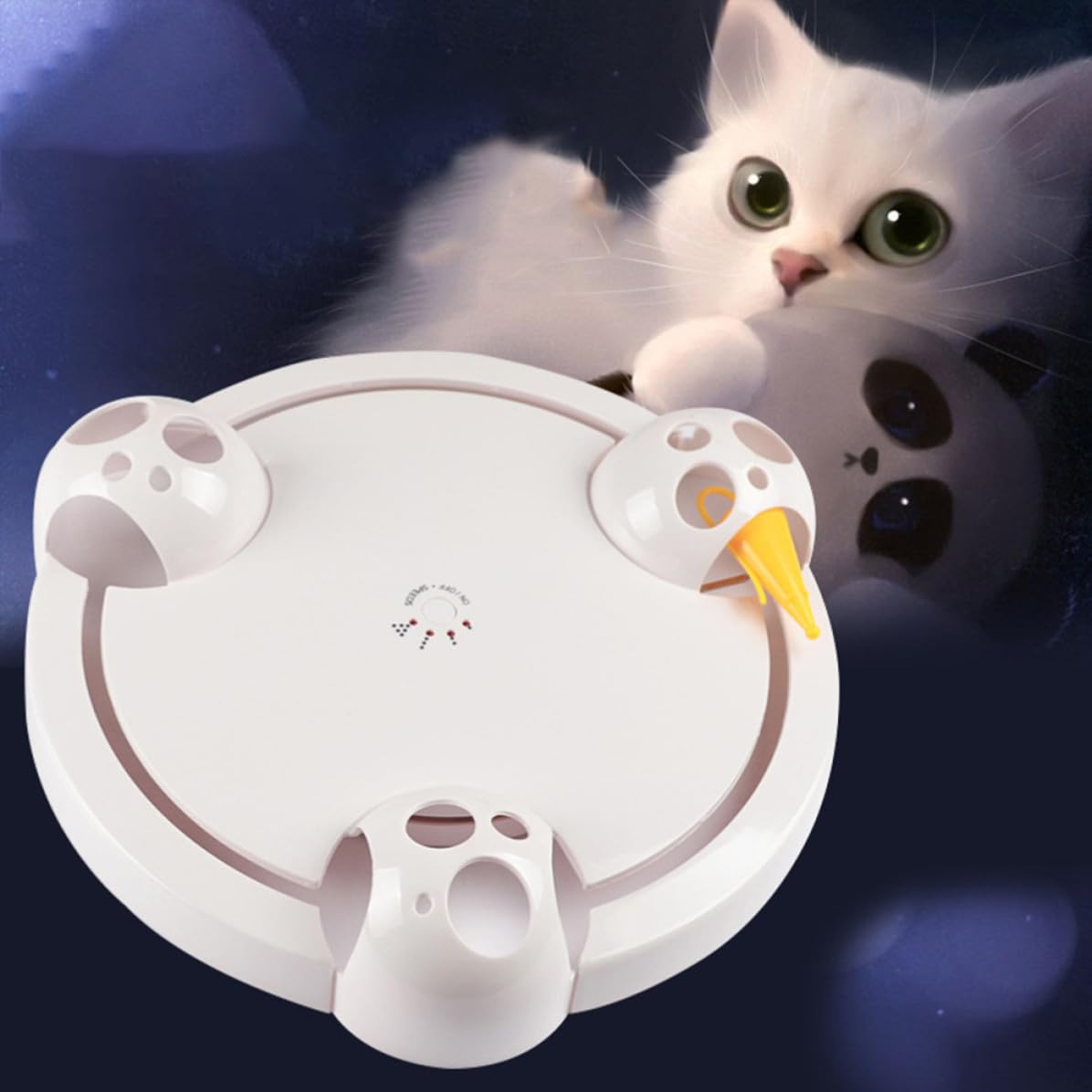 ABOOFAN Interaktives Katzenspielzeug Elektrisch mit Mausbewegung für Katzen