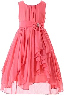 Flower Girl Dress Ruffled Chiffon - Buy now