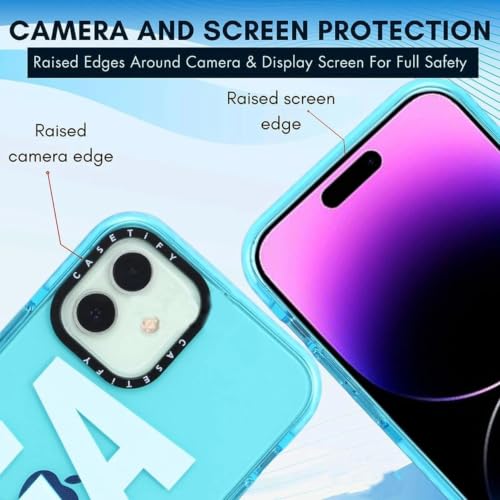 Image of for iPhone 11 SEA Case Transparent, Grip Case Silicon Slim Fit Shock-Absorbing TPU Bumper & Anti-Yellowing Clear Protective Back Cover for iPhone 11 (Blue, 01)