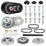 CVT Torque Converter 30 Series Mini Bike 6.5Hp Go Kart Clutch 3/4 inch 10T #40/41/420 & 12T #35 Chain Drive Pulley for Manco Comet TAV2 Engine Replace for 218353A 219456A 219552A, with 3 Belts
