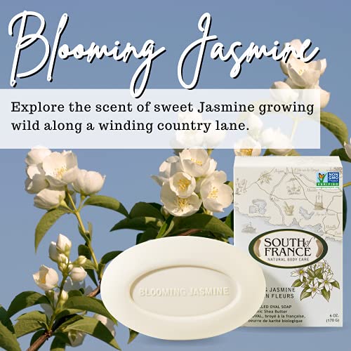 South Of France Natural Body Care - Pack Of 3 - Blooming Jasmine, Lush Gardenia & Orange Blossom Honey, 6 Fl. Oz Each #TOP4