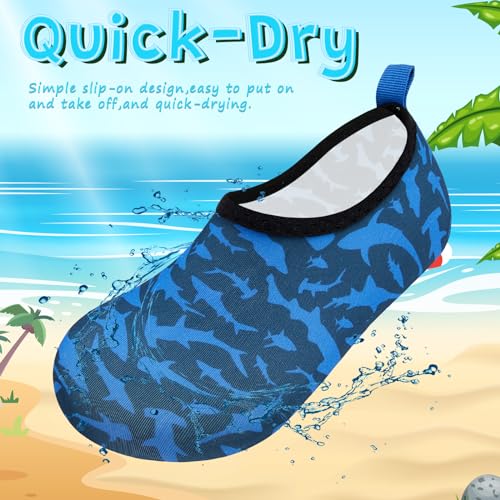 Image of VIFUUR Kids Water Shoes Girls Boys Quick Dry Aqua Socks for Beach Swim Outdoor Sports