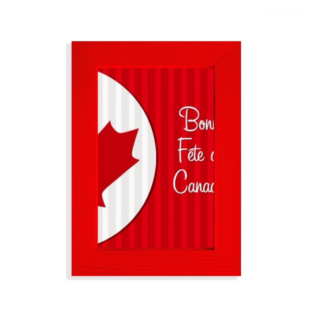 Cadre photo en érable du Canada rouge, bois noble pour décorations intérieures élégantes
