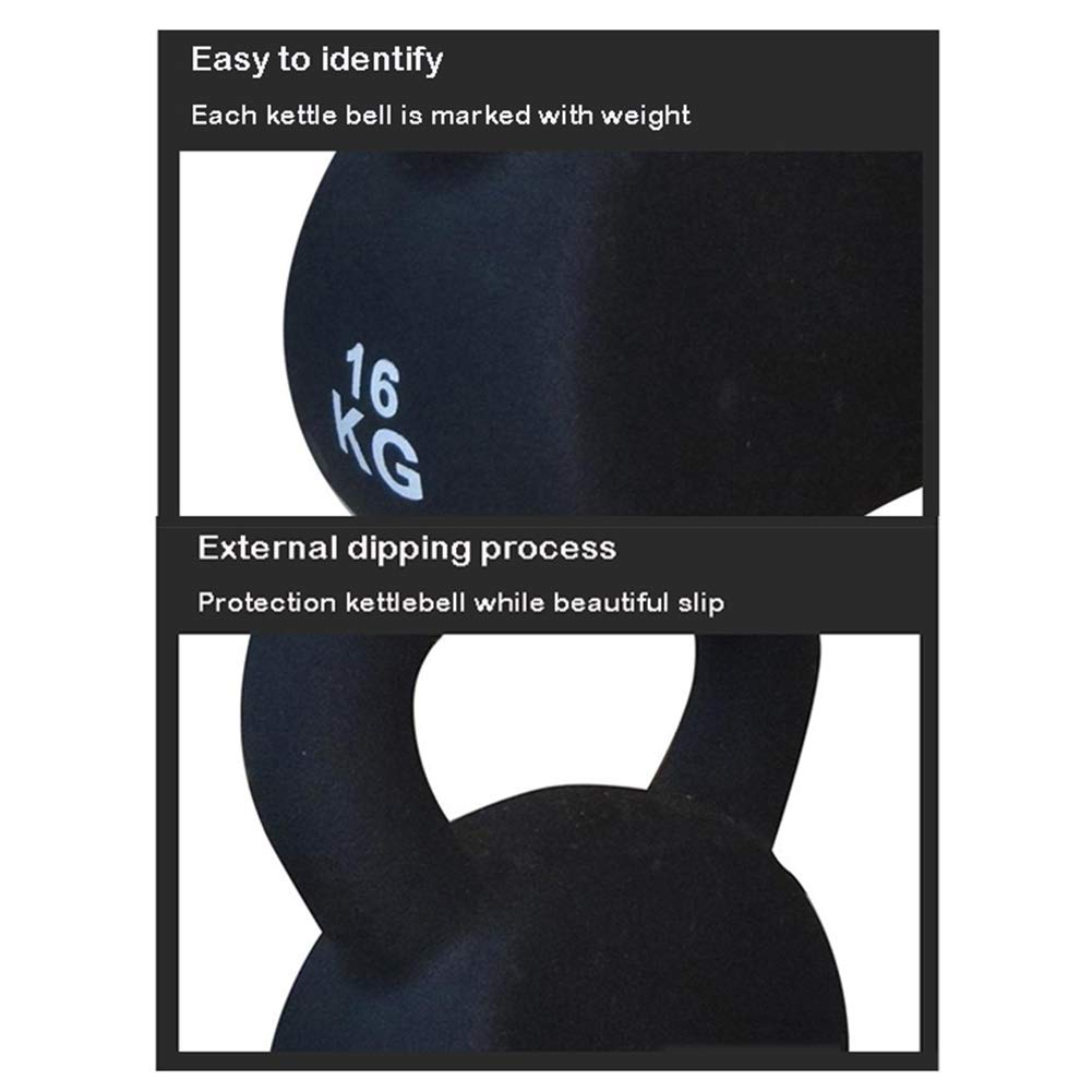 Kettlebell AGYH Ghisa, Core Training for Uomini E Donne Forza Perdita Pesi Fitness Equipment, 4 kg / 6 kg / 8 kg / 10kg / 12kg / 16kg (Size : 6kg/13.2lb)