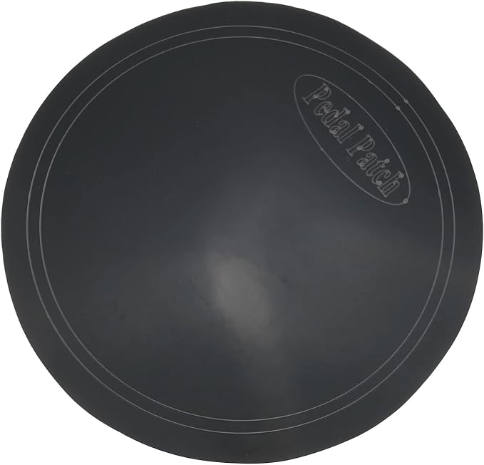 Parche Protector Adhesivo para Pedal de Batería Negro 2 Pzs miniatura 3