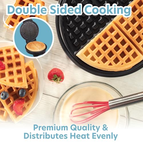 Cucinapro 1474 Waffle Maker By Cucina Pro - Griddle Makes 7 Inch Thin, American Style Waffles For Breakfast - Non-Stick Waffler Iron thumb #2