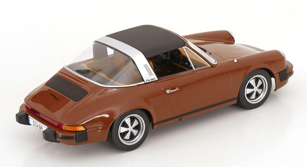 KK Scale KKDC180923 - Porsch. 911 Sc Targa Brown 1975 German TV-Series Tatort Stuttgart - Scala 1/18 - modellino Auto