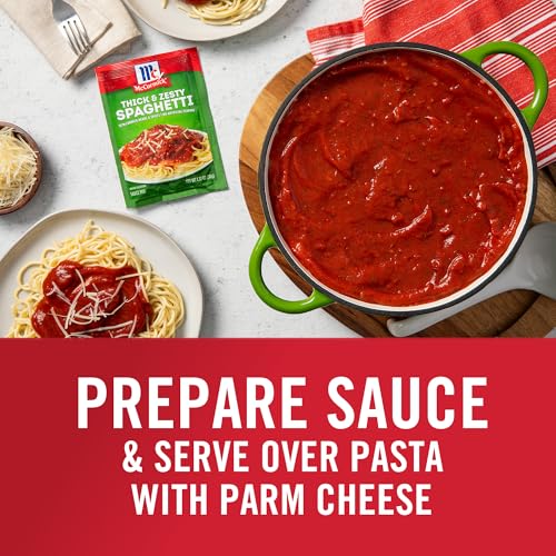 Image of McCormick Thick & Zesty Spaghetti Sauce Mix, 1.37 oz