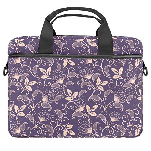 Funda bandera portátil 13 pulgadas acolchada contra impactos diseño floral
