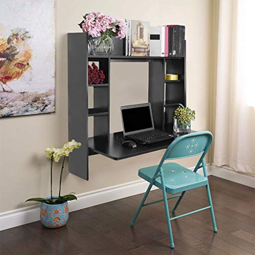 Buy NDGDGA Wall ed Desk with Storage Shelves, Foldable Desks for Small