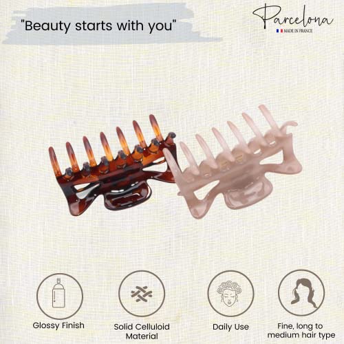 Pinza para cabello Parcelona francesa clásica mediana miniatura 2