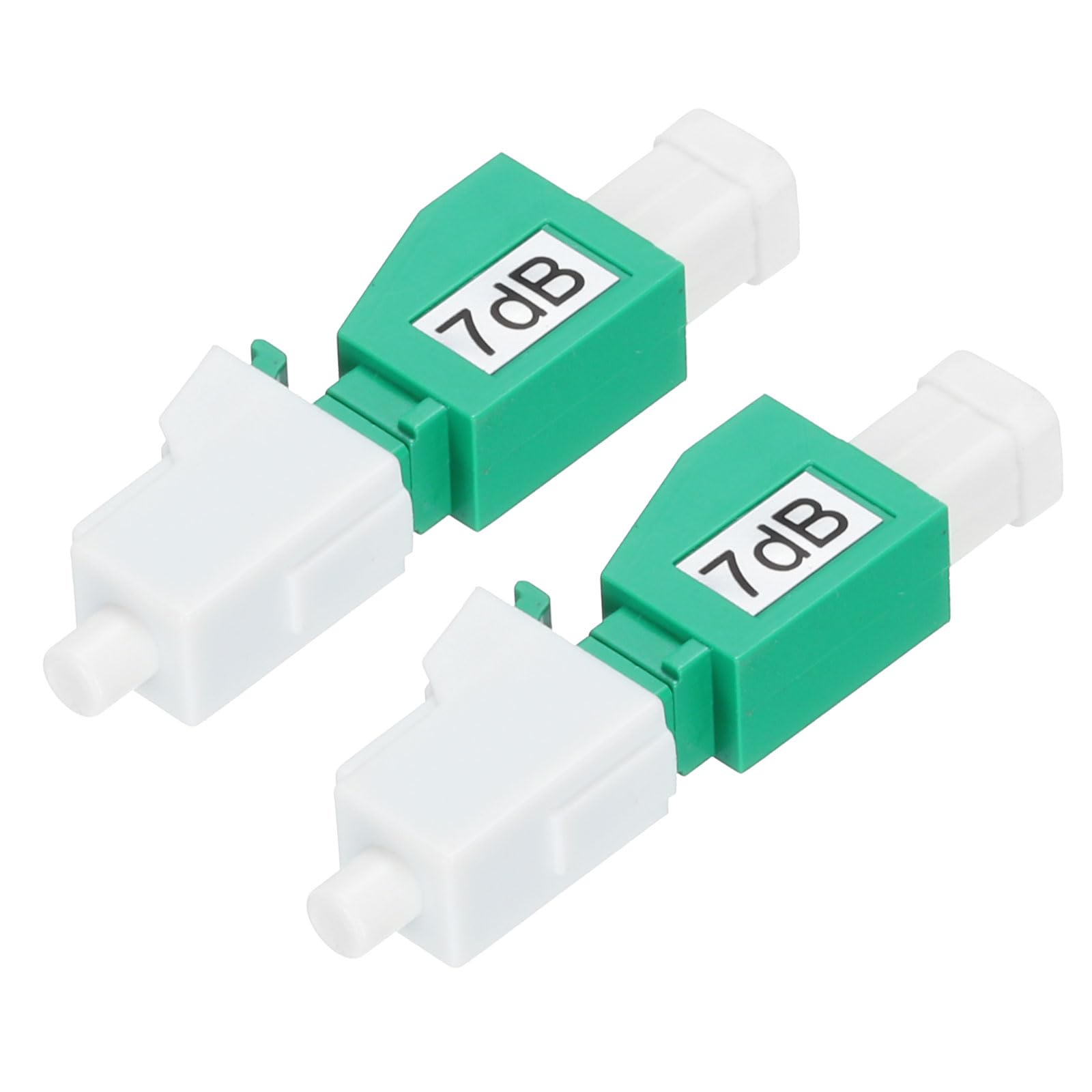 QUARKZMAN 7dB LC Fibre Attenuatore LC/APC SM Monomodale Fisso Fibre Ottico Attenuatore Maschio a Femmina per Fibre Ottico Trasmissione 2pz