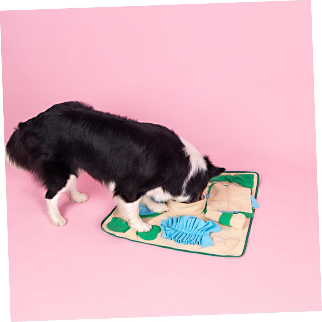 Mobestech Futtermatte mit Kreativem Design aus Polar Fleece zur Energieverbrauch und Geruchssinn Übung als Trainingszubehör für Haustiere für Hunde und Katzen