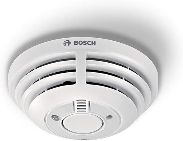 Bosch Smart Home smoke detector with app function, compatible with Apple HomeKit