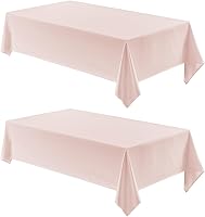 Vista 40 de Mantel rectangular impermeable de 52 x 70 pulgadas, de lino texturizado, lavable, resistente a las manchas y a las arrugas, mantel decorativo