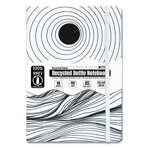 Carnet de notes recyclé format A5 pour l'université et vos écrits quotidiens