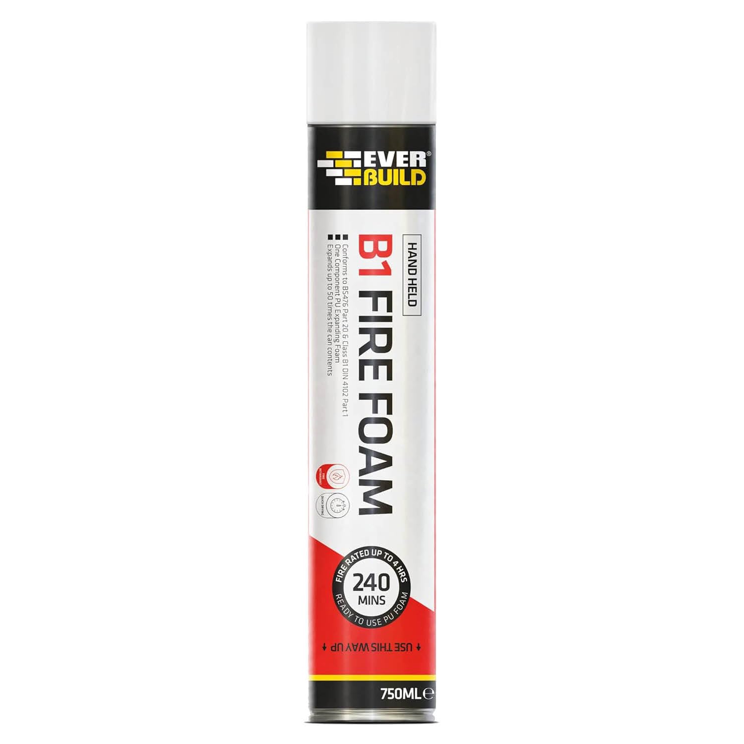 Everbuild Evfire Firefoam B1 Handheld 750Ml 5029347125004