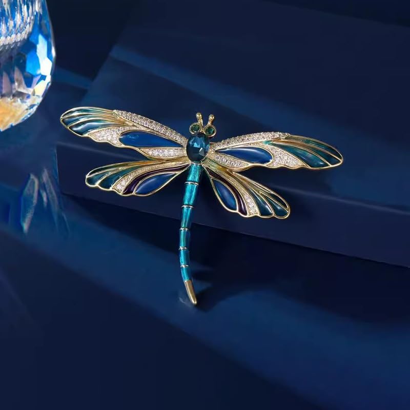 Image of Fashion Dragonfly Booch Pin Jewelry Gift for Women