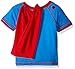 Daniel Tiger Boys' Toddler 2pc Sleepwear Set W, Blue/Red Cape, 2T