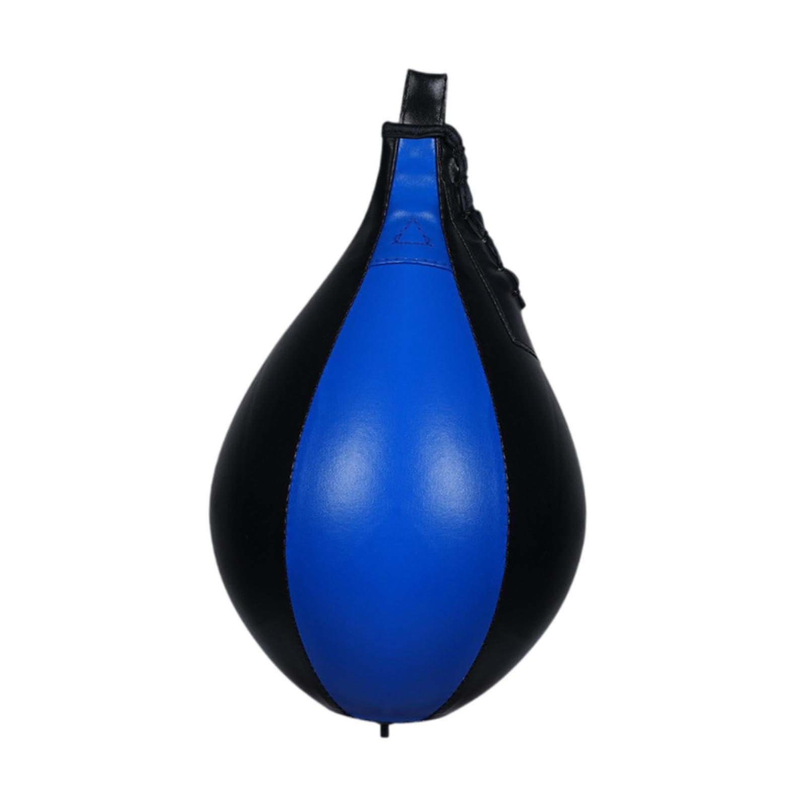 YIJU Boxing Hanging Ball, Punching Bag Inflatable Beginners PU Leather Dodge Punch Ball Speed Ball for Improve Speed Training, Blue