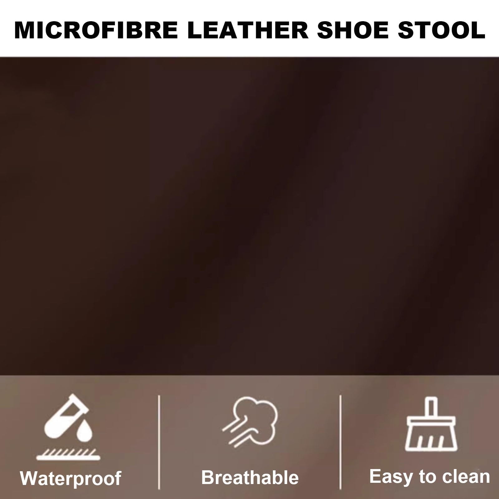 Schmaler Schuhwickelhocker – 2-stöckiges Schuhregal aus PU-Leder für den Eingangsbereich, stilvoller Flurhocker mit gepolstertem Sitz und Metalldesign für Wohnzimmer – Kompaktes Grau (40 x 20 cm)