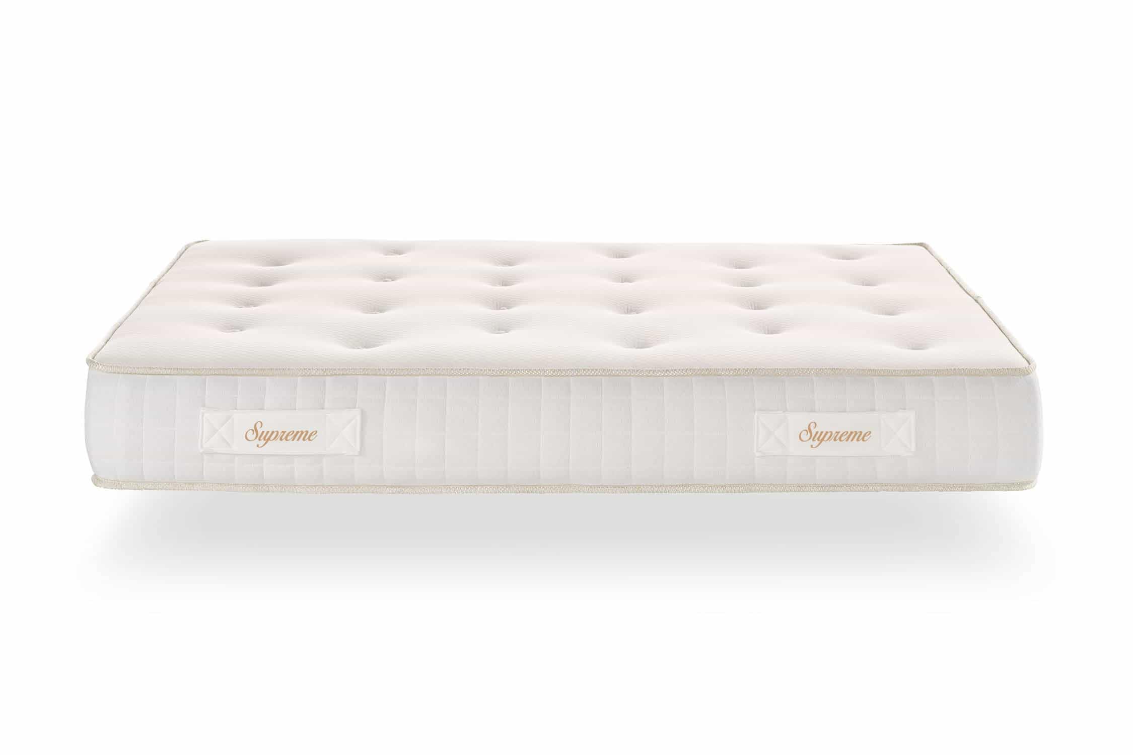 Moonia | Colchón Supreme Muelles Ensacados| 5 cm de viscoespuma, Fibras Supersoft y Todotherm | Comfort System | Pression Care System | 90 x 200 cm