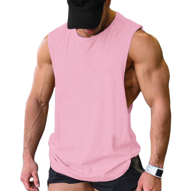 Image of COOFANDY Men Workout Tank Top 2 Pack Gym Bodybuilding Sleeveless Muscle T Shirts