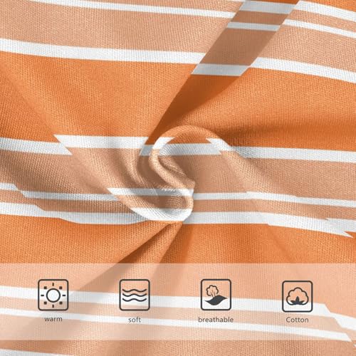 Orange and White Stripe Toddler Girls's Underwear 2T 23009183