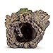 hygger Small Aquarium Ornament Poly Resin Wood Trunk Log Fish Tank Decoration for up to 20 Gallon Tank Betta Fish Accessories Hideout Cave (Tree Log)