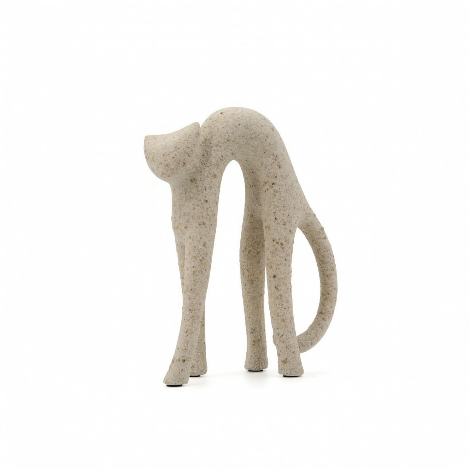 Decorativo con Superficie Riflettente E Contorni Lisci Scultura in Resina con Finitura Oro per Mensola Scrivania Tavolino Arredo Ufficio Regalo