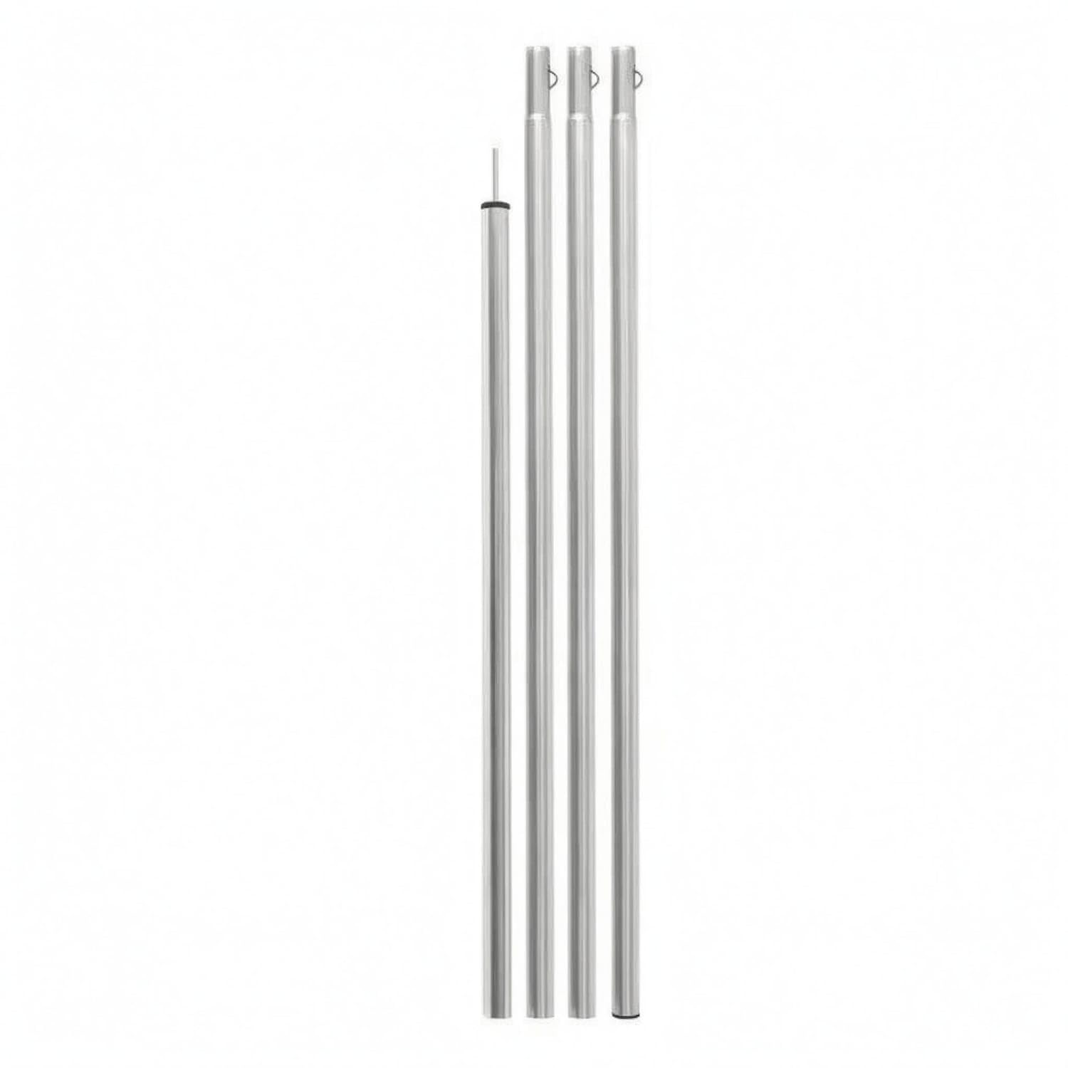 19 Mm Canopy Pole 2.3 M 4-Section Pole Segmented Outdoor Support Straight, Silv Pole 4-sec 23M-image-17