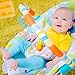 Bright Starts Baby Bouncer Soothing Vibrations Infant Seat - Removable -Toy Bar, Nonslip Feet, 0-6 Months Up to 20 lbs (Rainforest Vibes)