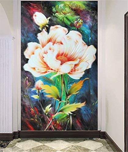 Diamond painting fleur strass carrés point de croix diamant 5D