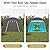 FansaFurn Domed Carport, 13X20 Ft Round Portable Garage, Steel Heavy Duty Carport with Ground Stakes, Tensioner and 2 Roll Up Windows PE Fabric Car Port, Garage, Storage Shed, Tent for Storage, SUV